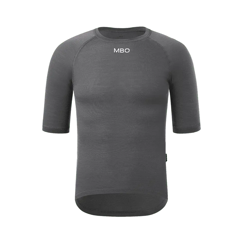 Camiseta Piel Lana Merino MBO de manga corta de para unisex B300