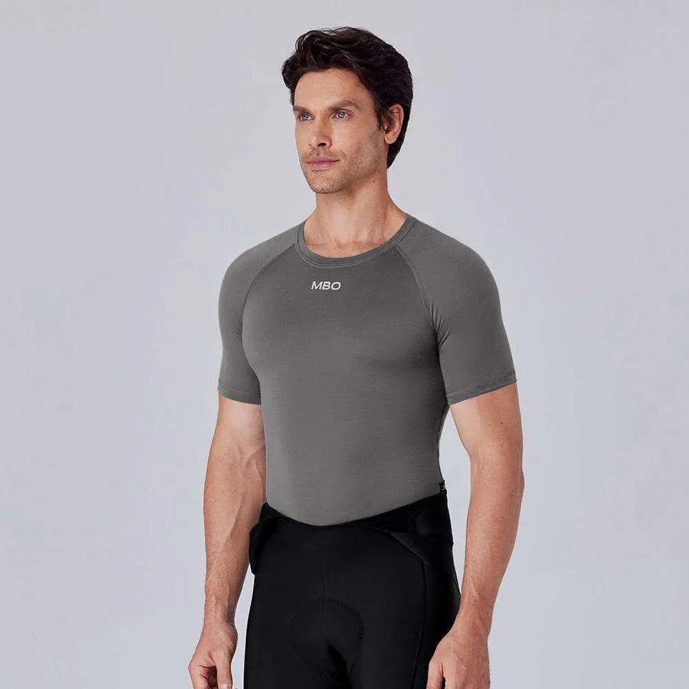 Camiseta Piel Lana Merino MBO de manga corta de para unisex B300 - Image 16