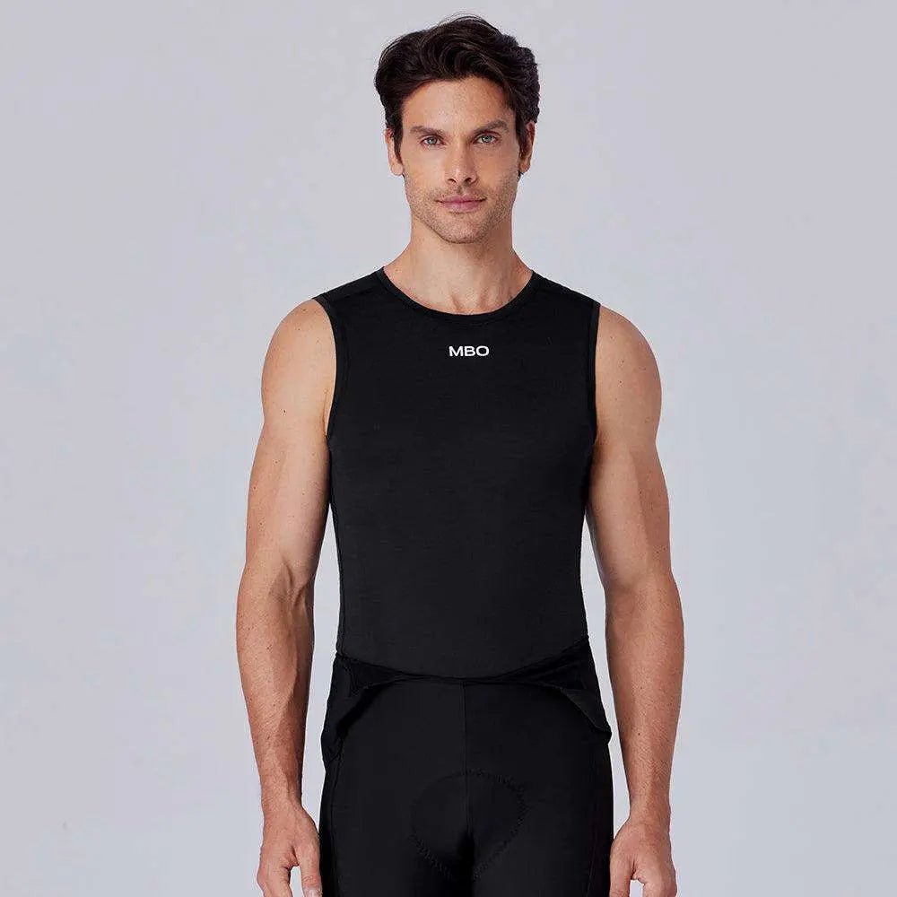 Camiseta Piel Lana Merino MBO sin manga para unisex B320 - Image 7
